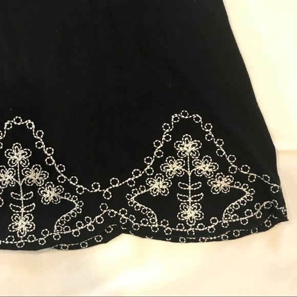 BCBG Max Azria Black Tunic Top sz M - Picture 5 of 8